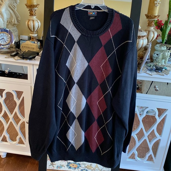 ALEXANDER JULIAN 100% cotton men's sweater - Picture 4 of 10